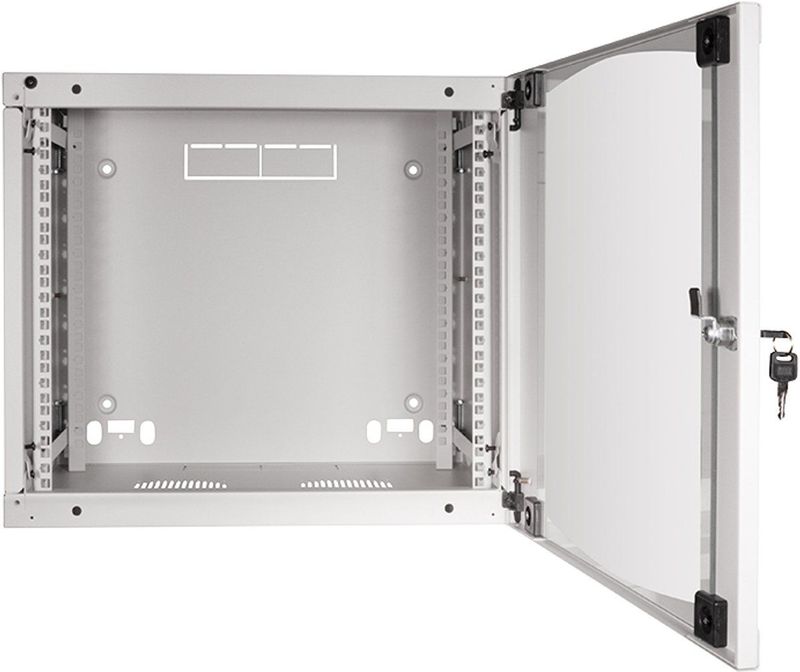 LogiLink - W06F64B - Wandgemonteerde Kast - Donkergrijs - 19 Inch Rack