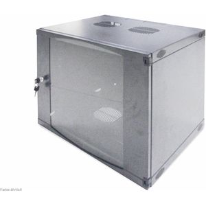 LogiLink - Wandkast - Serverkast - Grijs - 9 HE - 19 Inch