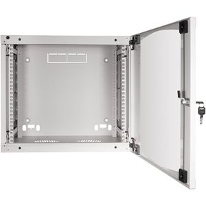 LogiLink Professional W15F64G eendelige wandbehuizing, 19 inch grijs