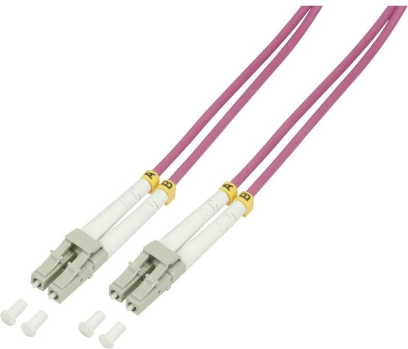 LogiLink - FP4LC01 - Glasvezel Aansluitkabel - 50/125 µ - Multimode OM4 - 1.00 m
