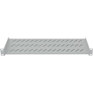 LogiLink SF1C25G 19 inch Apparaatbodem voor patchkast 1 HE Vast inbouw Geschikt voor kastdiepte: 450 mm Grijs