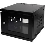 LogiLink - W06Z33B - Wandkast - Zwart - 10 Inch - 4 HE