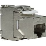 LogiLink - NK4001 - Kabel-Connector RJ45 Cat6a - Afgeschermd - Zink