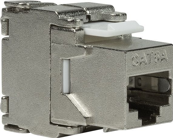 LogiLink - NK4001 - Kabel-Connector RJ45 Cat6a - Afgeschermd - Zink