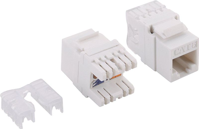 LogiLink - Hoeksteenaansluiting - Netwerkaccessoires - RJ45-module - Cat.6
