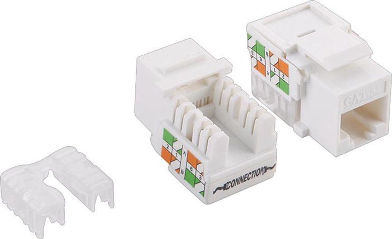 LogiLink - NK4006 - RJ-45 - Wit - Cat6A Keystone