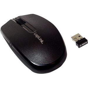 LogiLink compatible Mini souris optique pour notebook, sans fil, noir