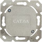 LogiLink - NP0123 - Wandcontactdoos - 2x RJ45 - CAT6A - Afgeschermd - Zink