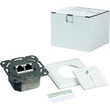 LogiLink Professional - RJ45 - Cat.6 - inbouw aansluitdoos - wit