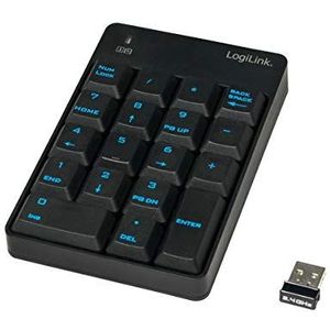 LogiLink - ID0120 - Draadloos Toetsenbord - Wit - USB