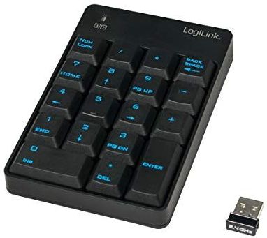 LogiLink - ID0120 - Draadloos Toetsenbord - Wit - USB