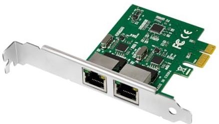 Logilink - PC0075 - Netwerkkaart - 2 Poorten - Gigabit LAN