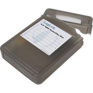 LogiLink ua0133b beschermhoes voor harde schijf, 8,9 cm, zwart
