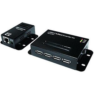LogiLink - UA0252 - USB 2.0 Cat.5 Extender - Zwart - Tot 50m