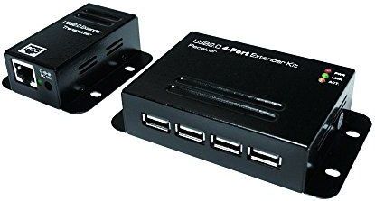 LogiLink - UA0252 - USB 2.0 Cat.5 Extender - Zwart - Tot 50m