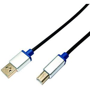 LogiLink BUAB230 Premium USB 2.0 Anschlusskabel schwarz