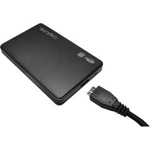 LogiLink UA0256 2.5  SATA behuizing USB zwart