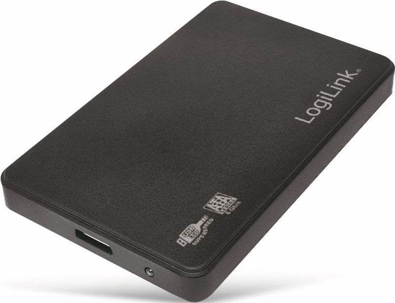 LogiLink - UA0256 - Externe Behuizing - Zwart - USB 3.0