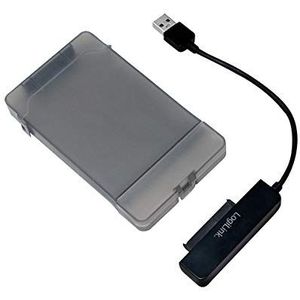LogiLink AU0037 USB 3.0 naar SATA adapter met beschermhoes 63,5 cm
