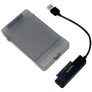 LogiLink - AU0037 - Harddisk Behuizing - Grijs - USB 3.0