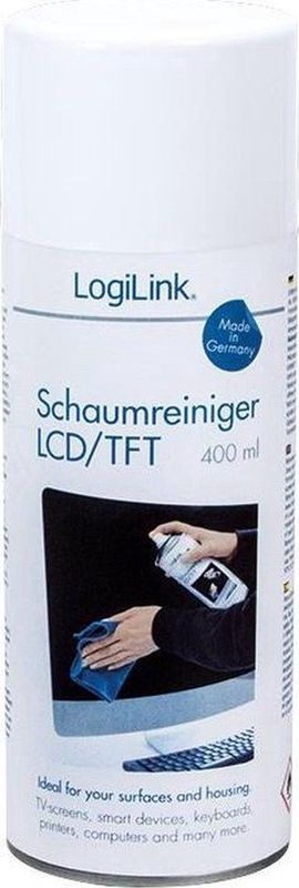 LogiLink - RP0012 - Reiniging PC + Periferie - Schuimreiniger voor LCD - 400 ml