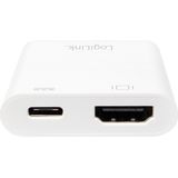 LogiLink - USB Type-C naar HDMI - Adapter - Wit - Data en Video