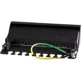 LogiLink - Professional Cat.6 - Patchpaneel - Zwart - Stalen Behuizing - 8-poorts