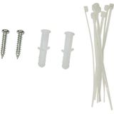 CAT6a - Gigabit Desktop Patch Panel - 1U - 8 Poorten - Afgeschermd - Zwart