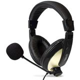 LogiLink - Stereo - Hoofdtelefoon - Geel/Zwart - Bedraad, Ideaal voor Internettelefonie en Videovergaderingen