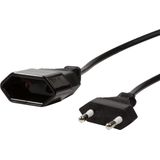 LogiLink - 3m - 2xCEE 7/16 - Zwart - Elektriciteitssnoer
