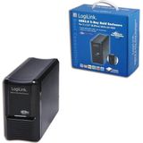 LogiLink - UA0154A - Harddisk Behuizing - Zwart - Aluminium - USB 3.0