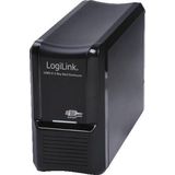 LogiLink - UA0154A - Harddisk Behuizing - Zwart - Aluminium - USB 3.0