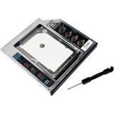 2,5'' SATA HDD/SSD naar 5,25'' Slim SATA Drive Caddy Grijs