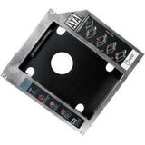 2,5'' SATA HDD/SSD naar 5,25'' Slim SATA Drive Caddy Grijs