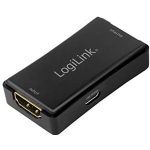 LogiLink HD0014 HDMI UHD Repeater 25 m (4K/60Hz), 40 m (4K/30Hz), HDCP 2.2 voor verlenging van HDMI-signalen