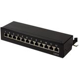 LogiLink NP0017 Patch Paneel - Cat6 - Zwart
