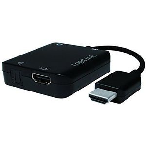 LogiLink CV0106, 4K x 2K HDMI audio-extractorconverter om video- en audiotracks te scheiden en te genieten van je thuisbioscoop, audiosysteem.