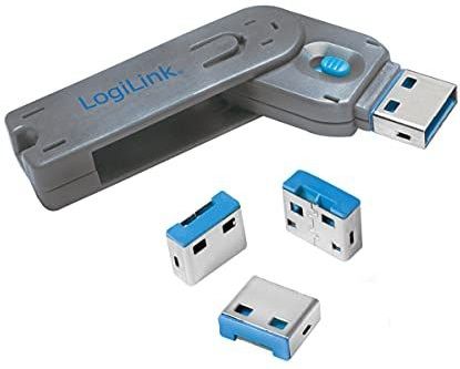Logilink - Usb-vergrendeling Adapter - Beveiliging - Zwart - USB-A