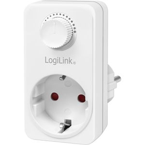 LogiLink PA0151 Stopcontactadapter met Dimmer (instelwiel - 1 Stuks