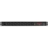 LogiLink PDU8P01 8AC-uitgang(en) 1U Zwart Energiedistributie.