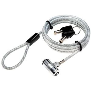 LogiLink - Diefstalbeveiliging - Zilver - Notebookslotbeveiliging met Cijferslot