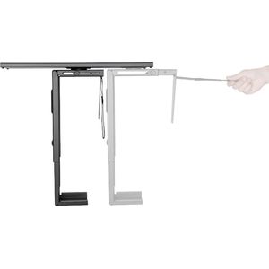 LogiLink - EO0004 - CPU-houder - Zwart - Desk-mounted - Maximale Gewichtscapaciteit 10 kg