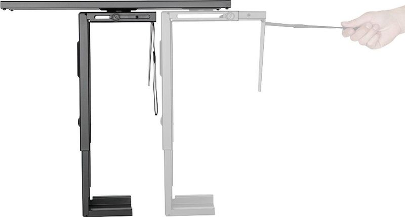 LogiLink - EO0004 - CPU-houder - Zwart - Desk-mounted - Maximale Gewichtscapaciteit 10 kg