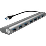 LogiLink - UA0308 - Hub - Aluminium - USB 3.0 - 7 Poorten