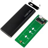 LogiLink UA0314 - Harddisk Behuizing - Zwart - Compatibel met M.2 SSD