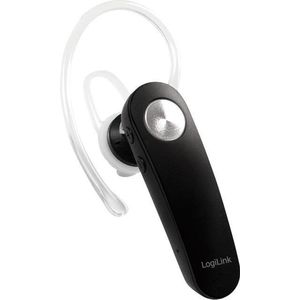 LogiLink - Bluetooth Earclip Headset - Draadloos - Zwart