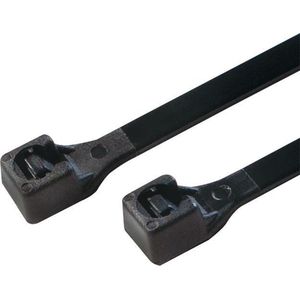 Logilink KAB0001B Kabelbinders Ladder Kabelbinders, nylon, zwart, 100 stuks - kabelbinders, nylon, zwart, V2, 10 cm, 2,5 mm