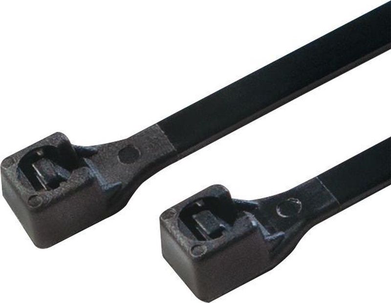 LogiLink KAB0003B kabelbinder Standaard kabelbinder Nylon Zwart 100 stuk(s)