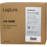 LogiLink - PC0084 - Storage Controller - Zwart - PCIe 3.0 x4