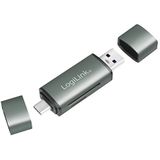 LogiLink CR0043 - USB 3.2 Kaartlezer - Aluminium - Voor SD en microSD - Compact Ontwerp